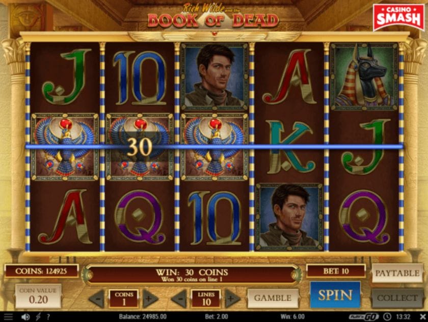 book of the dead video slot online